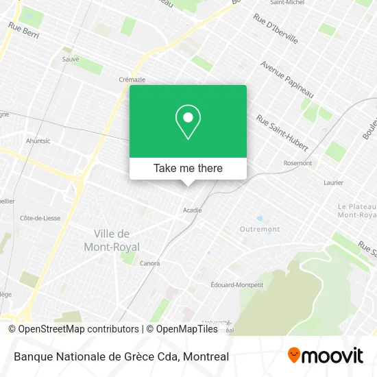 Banque Nationale de Grèce Cda map