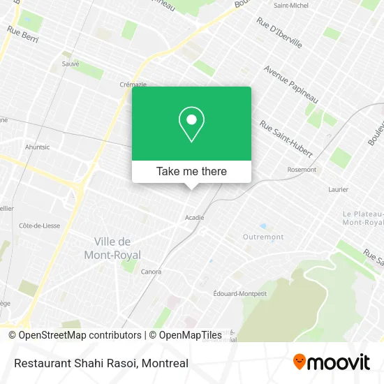 Restaurant Shahi Rasoi map