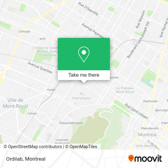 Ordilab map