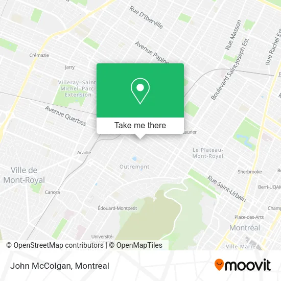 John McColgan map