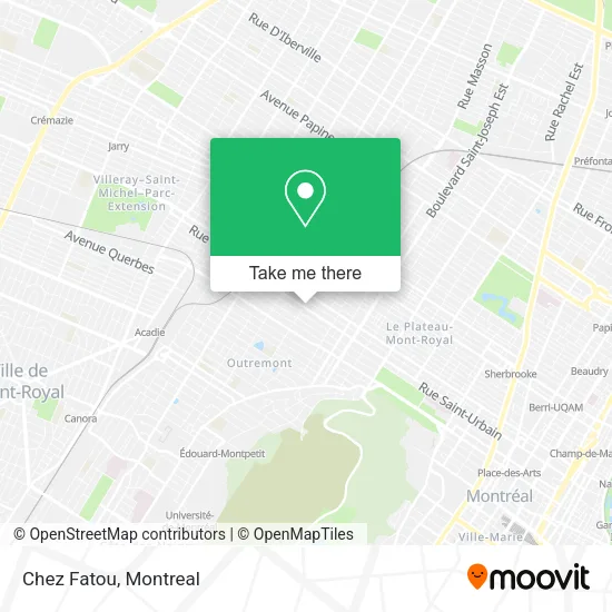 Chez Fatou map