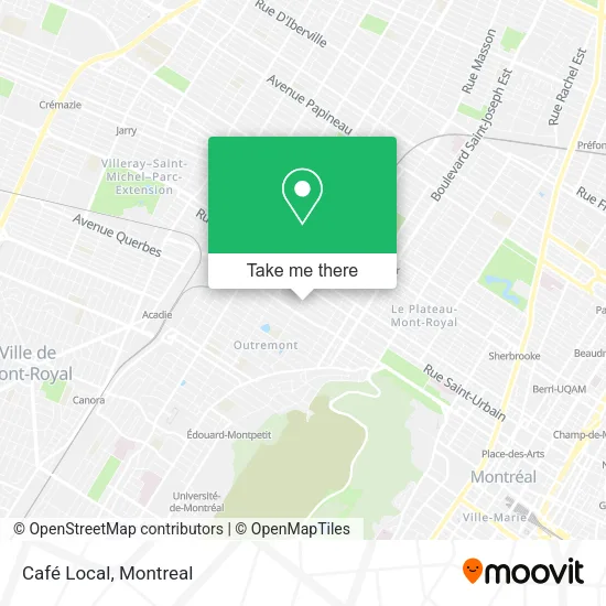 Café Local map
