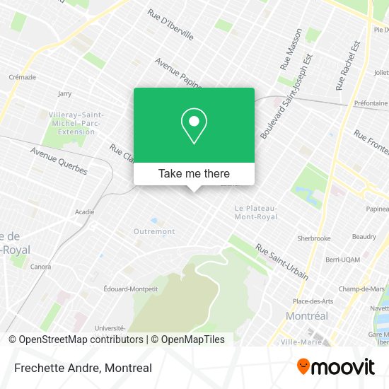 Frechette Andre map