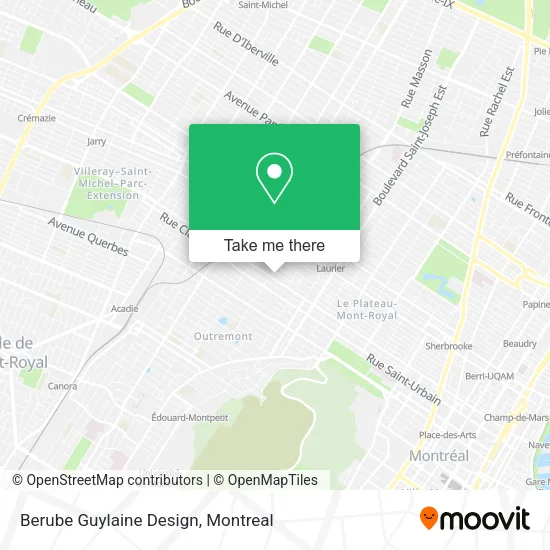 Berube Guylaine Design map