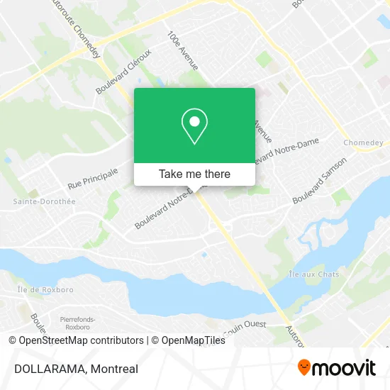 DOLLARAMA map