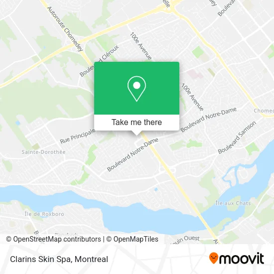 Clarins Skin Spa map