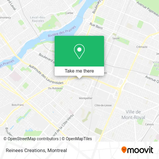 Reinees Creations map