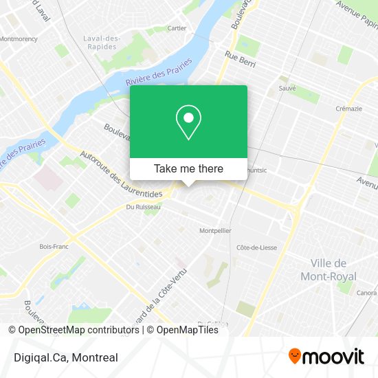Digiqal.Ca map