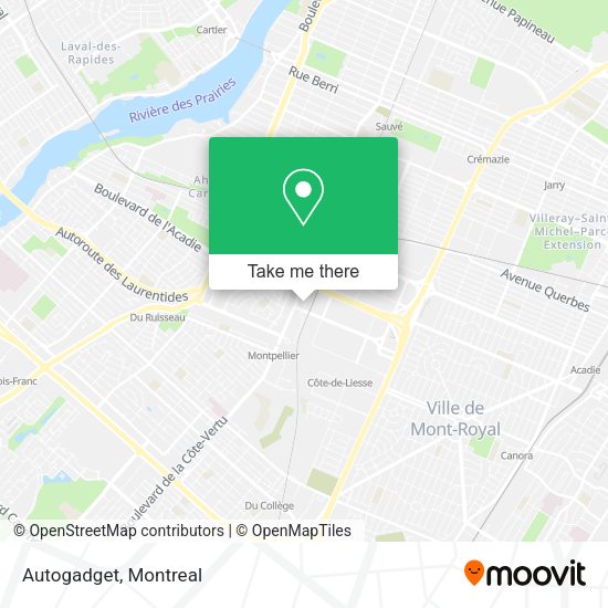Autogadget map