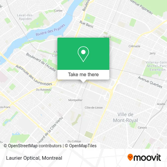 Laurier Optical map