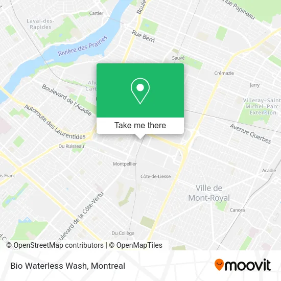 Bio Waterless Wash map