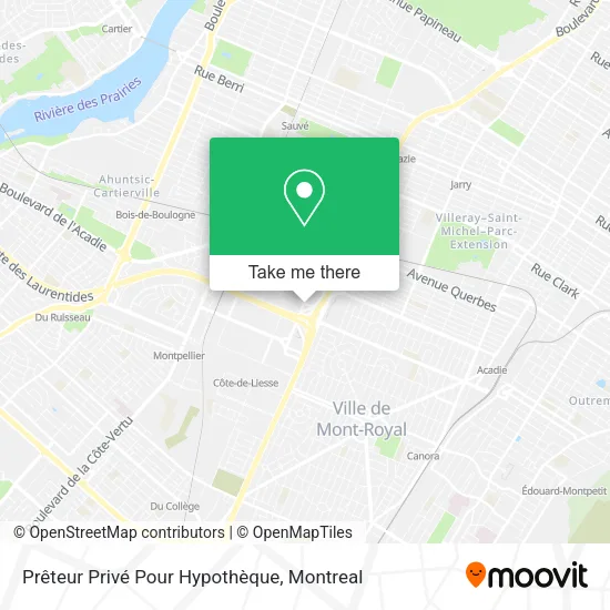Prêteur Privé Pour Hypothèque map
