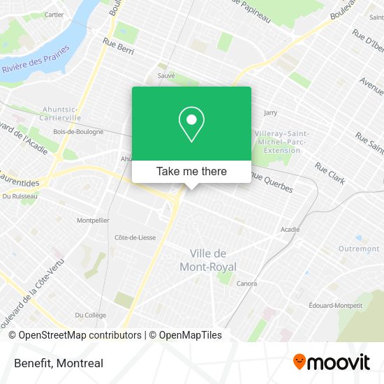 Benefit map