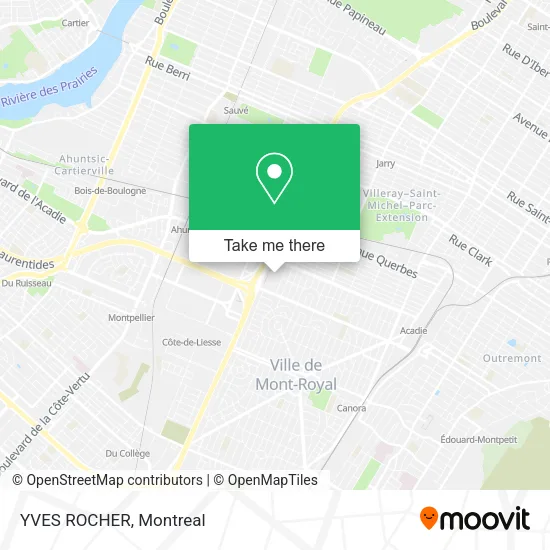 YVES ROCHER map