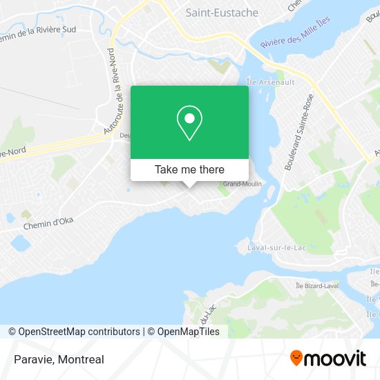 Paravie map