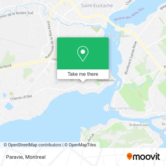 Paravie map