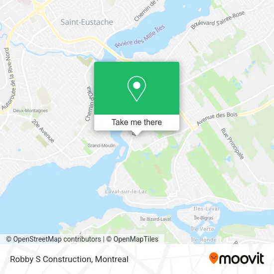 Robby S Construction map