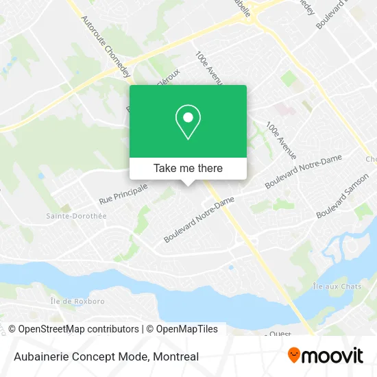 Aubainerie Concept Mode map