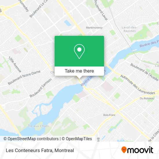 Les Conteneurs Fatra map
