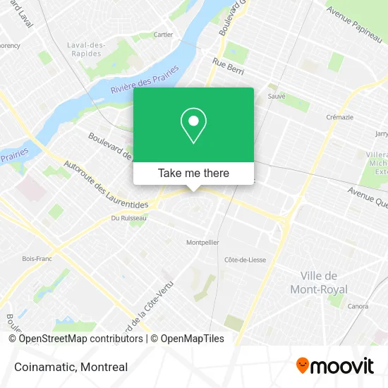 Coinamatic map