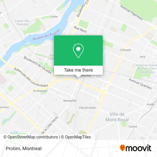 Protim map