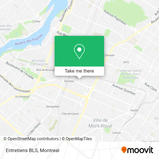 Entretiens BLS map