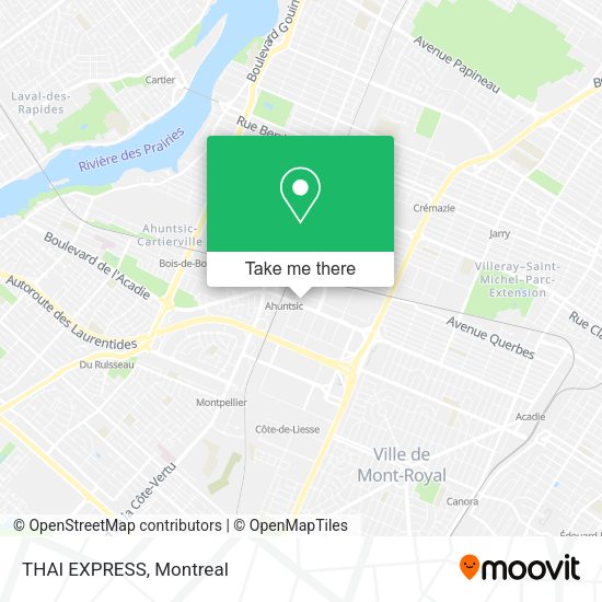 THAI EXPRESS map