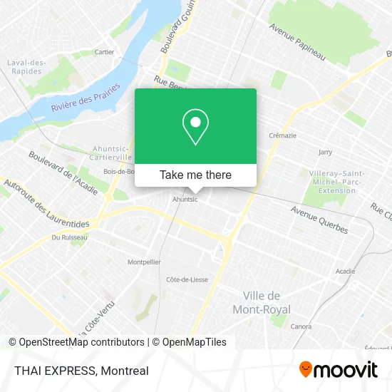 THAI EXPRESS map