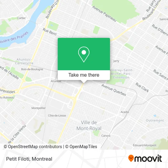 Petit Filoti map