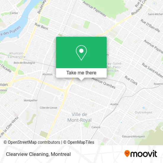 Clearview Cleaning map