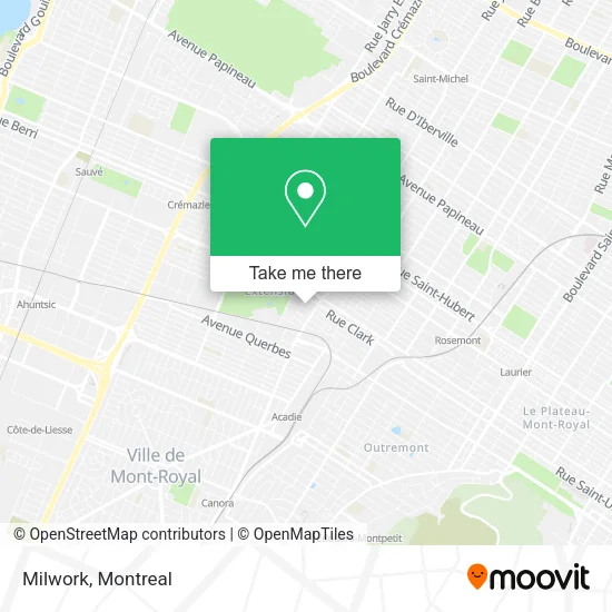 Milwork map