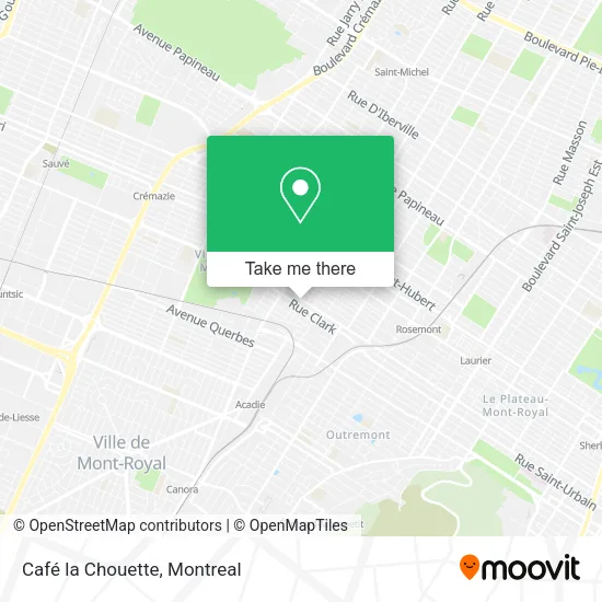 Café la Chouette map