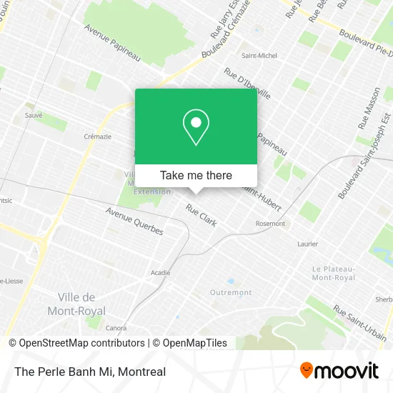 The Perle Banh Mi map