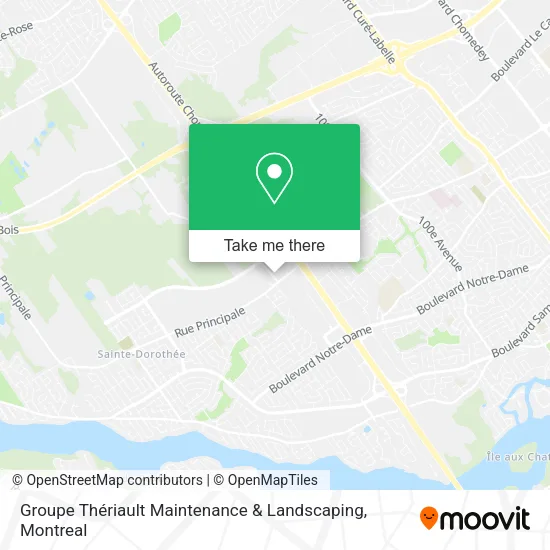 Groupe Thériault Maintenance & Landscaping map