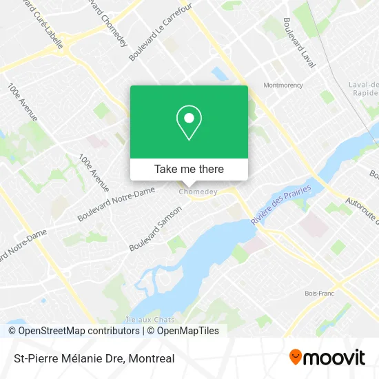 St-Pierre Mélanie Dre map