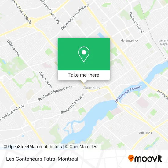 Les Conteneurs Fatra map