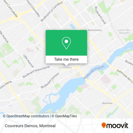 Couvreurs Demos map