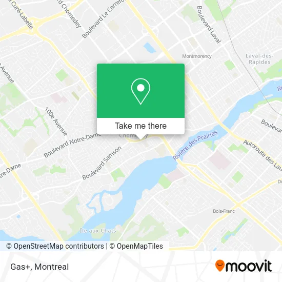 Gas+ map
