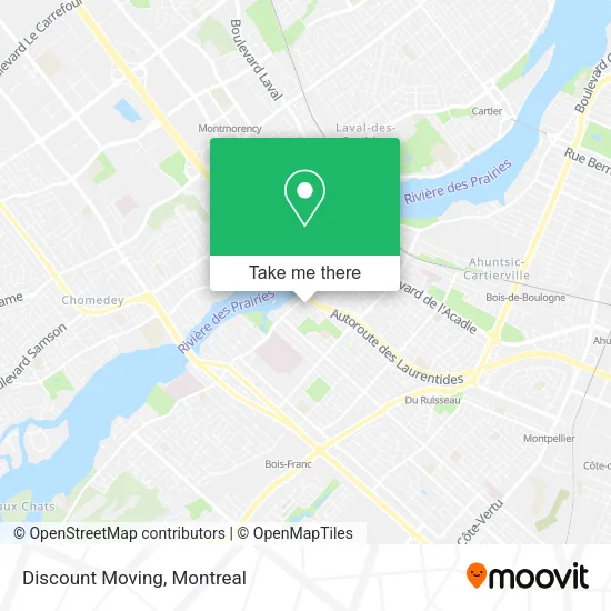 Discount Moving map