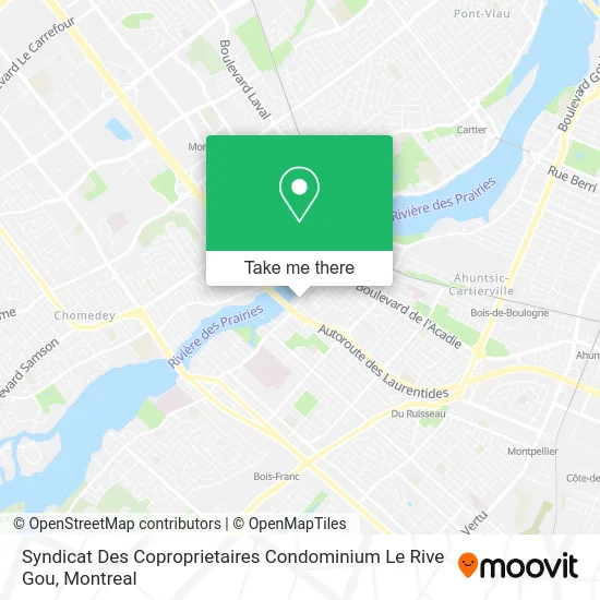 Syndicat Des Coproprietaires Condominium Le Rive Gou map