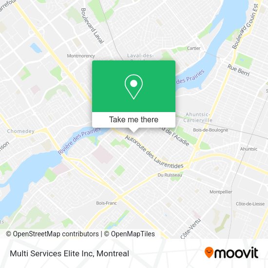 Multi Services Elite Inc map