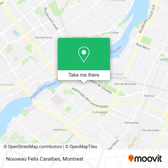 Nouveau Felix Caraïbes map