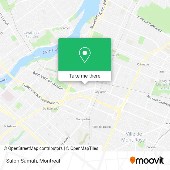 Salon Samah map