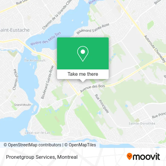 Pronetgroup Services map