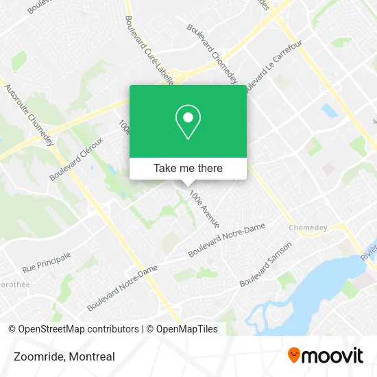 Zoomride map