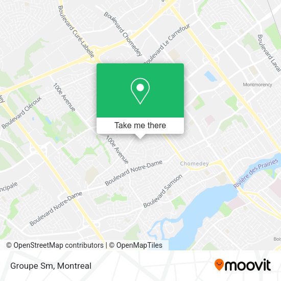Groupe Sm map