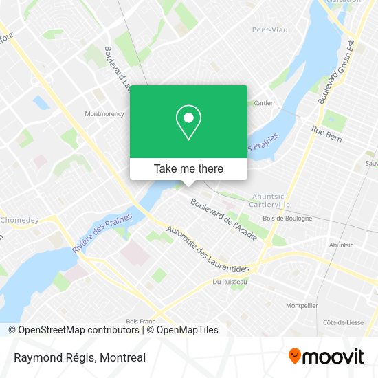 Raymond Régis map