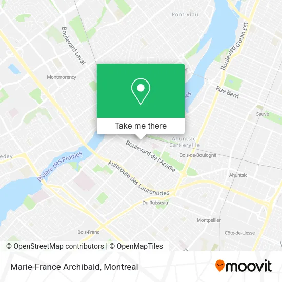 Marie-France Archibald map