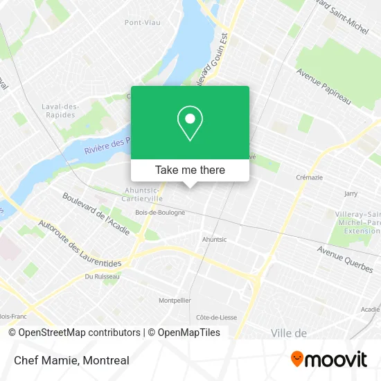 Chef Mamie map