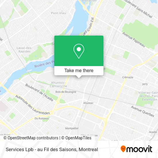 Services Lpb - au Fil des Saisons map